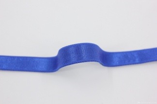 Резина 12мм бретелечная гладкая Ярко-синий