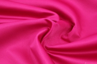 Шелк-атлас однотонный свадебный ярко-розовый