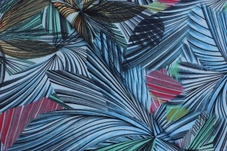 Лайкра для купальников пальмовый лист