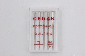 Иглы Organ для квилтинга 130/705H-QU (5шт) 75/11-90/14