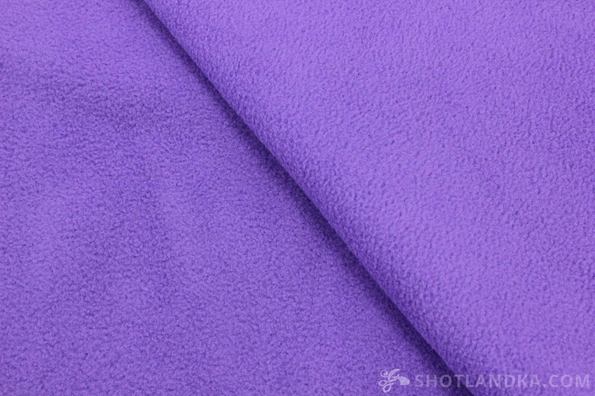 Флис двусторонний 250г/м2 фиолетовый