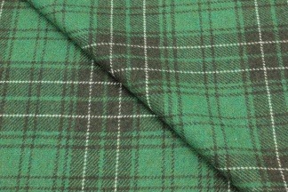 Шотландка костюмная классика с шерстью зеленый