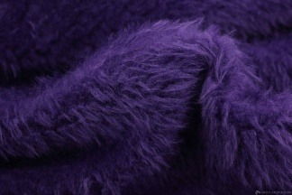 Мех искусственный фиолетовый