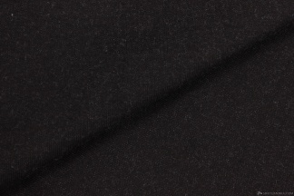 Футер 2-х нитка петля чёрный меланж
