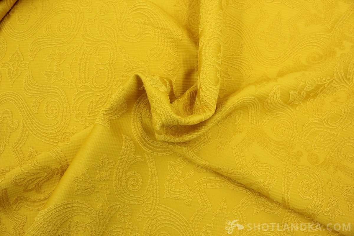 желтый жаккард