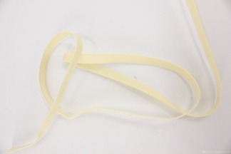 Резина бельевая бретелечная 11мм бледно-жёлтый