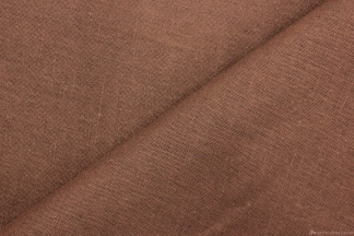 Ткань бельевая полулён коричневый