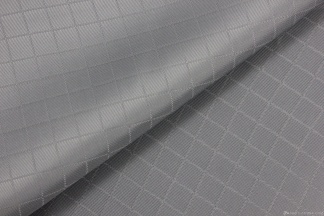 Подкладочная ткань жаккард серый квадраты