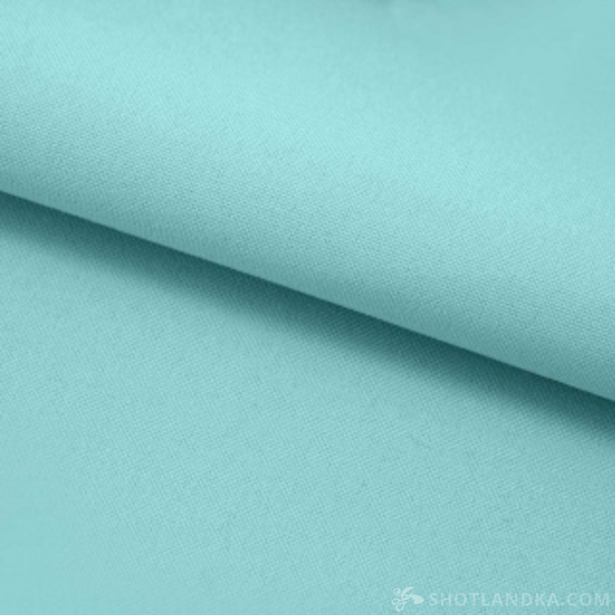 Габардин "Белый лебедь" 150 см голубое небо