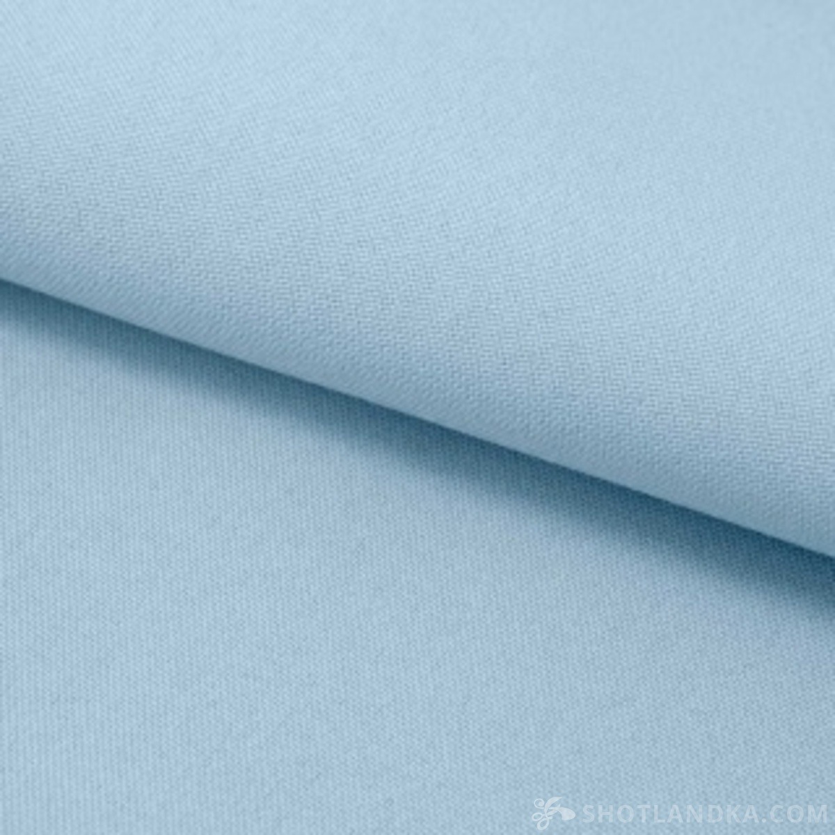 Габардин "Белый лебедь" 150 см светло-голубой