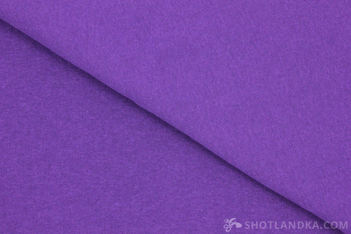 Футер 3-х нитка с начёсом фиолет 185см