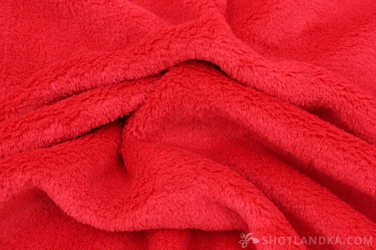 Махровое полотно ВЕЛСОФТ 350г/м2 150см Алый Махровое полотно ВЕЛСОФТ 350г/м2 150см Алый