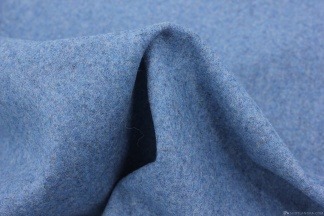 Пальтовая ткань шерстяная голубой