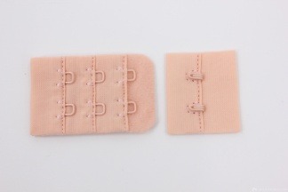 Застёжка для бюстгальтера тканевая 32мм 3-2 розовый