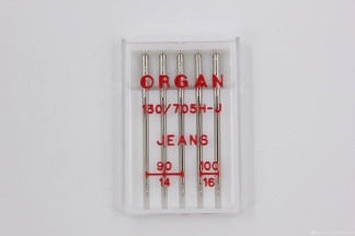 Иглы Organ джинс 130/705H-J (5шт) 90/14-100/16