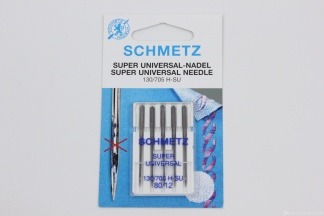 Иглы Schmetz супер универсал с покрытием антиклей 130/705 H-SU (5 шт) 80/12