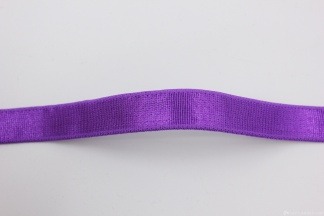 Резина 12мм бретелечная гладкая Фиолетовый
