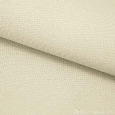 Габардин "Белый лебедь" 150 см тёплый молочный