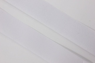 Контактная лента (липучка) 50 мм белый