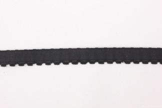Резина бельевая 10мм Чёрный ажурный